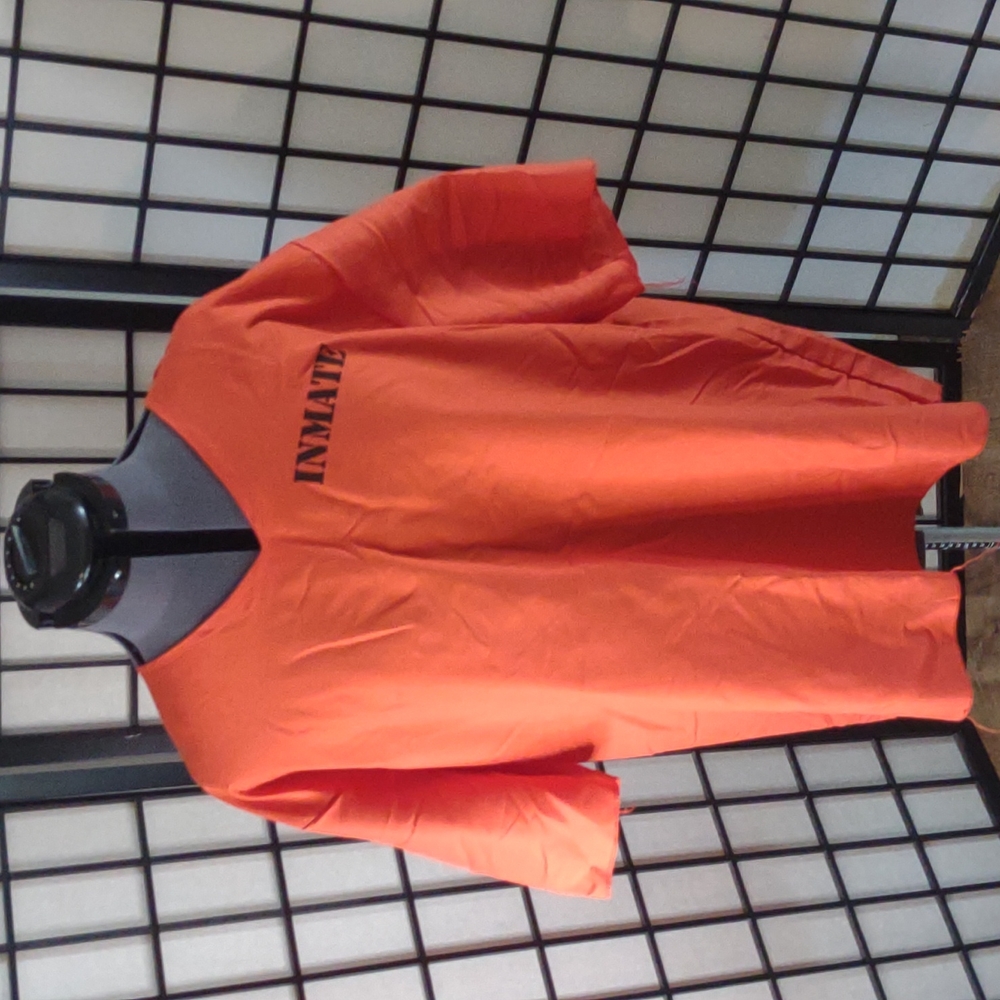 Halloween 🎃 costume orange inmate top 🤩